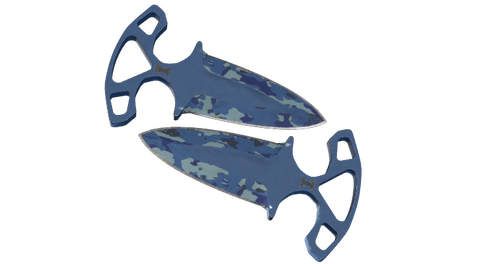 ★ Shadow Daggers | Bright Water (Well-Worn)