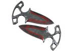 ★ Shadow Daggers | Crimson Web (Battle-Scarred)