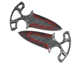 ★ Shadow Daggers | Crimson Web (Battle-Scarred)