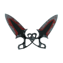 ★ Shadow Daggers | Crimson Web (Battle-Scarred)