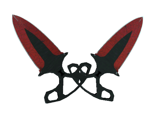 ★ Shadow Daggers | Crimson Web (Well-Worn)