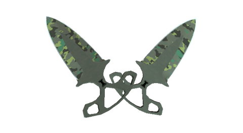 ★ Shadow Daggers | Boreal Forest (Well-Worn)
