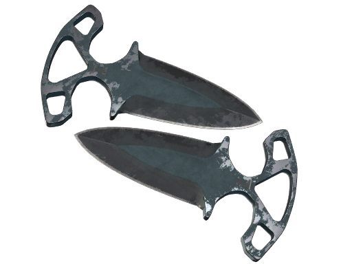 ★ StatTrak™ Shadow Daggers | Night (Battle-Scarred)