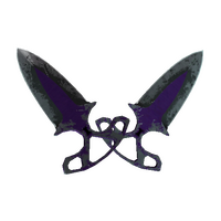 ★ Shadow Daggers | Ultraviolet (Battle-Scarred)