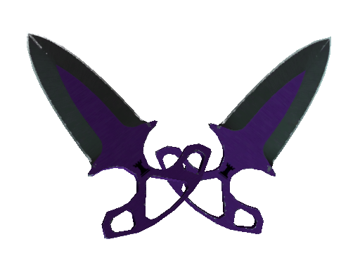 Shadow Daggers ★ | Ultraviolet (Com Muito Uso)