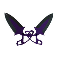 ★ Shadow Daggers | Ultraviolet (Well-Worn)