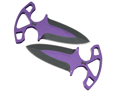 ★ StatTrak™ Shadow Daggers | Ultraviolet (Well-Worn)