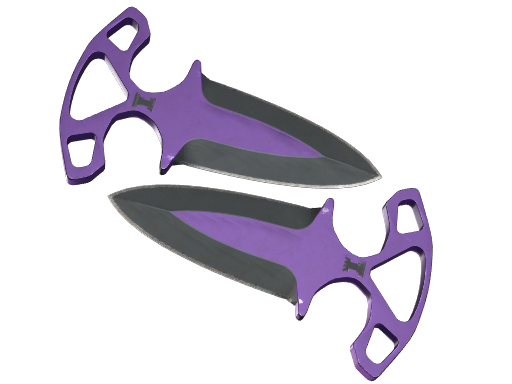 ★ Shadow Daggers | Ultraviolet (Well-Worn)