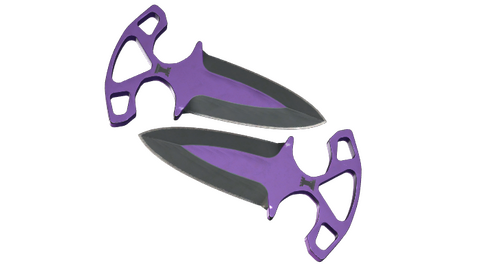 ★ StatTrak™ Shadow Daggers | Ultraviolet (Well-Worn)