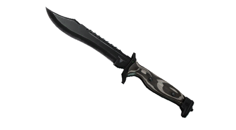 ★ Bowie Knife | Black Laminate (Minimal Wear)