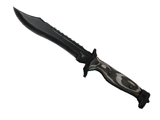 Image for the ★ Bowie Knife | Black Laminate weapon skin in Counter Strike 2