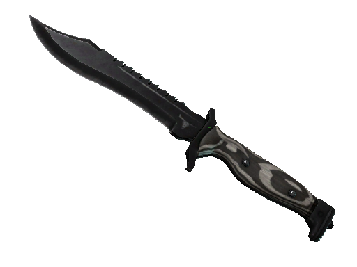 ★ Bowie Knife | Black Laminate (Well-Worn)