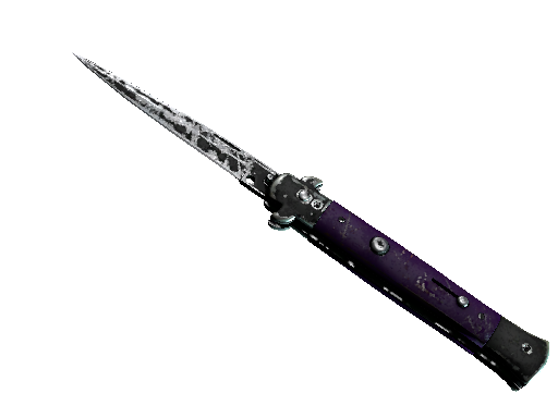 ★ StatTrak™ Stiletto Knife | Ultraviolet (Battle-Scarred)