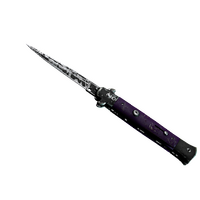 ★ StatTrak™ Stiletto Knife | Ultraviolet (Battle-Scarred)