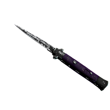 ★ Stiletto Knife | Ultraviolet (Battle-Scarred)