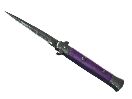 ★ StatTrak™ Stiletto Knife | Ultraviolet (Battle-Scarred)