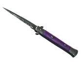 ★ Stiletto Knife | Ultraviolet (Battle-Scarred)