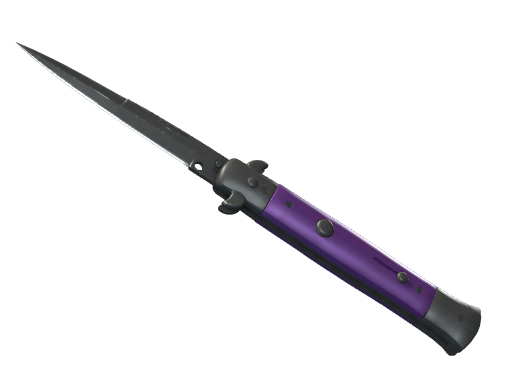 ★ StatTrak™ Stiletto Knife | Ultraviolet (Well-Worn)