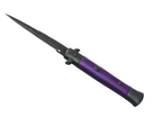 ★ Stiletto Knife | Ultraviolet (Well-Worn)