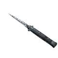 ★ Stiletto Knife | Night Stripe (Battle-Scarred)