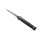 ★ Stiletto Knife | Night Stripe (Battle-Scarred)