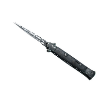 ★ Stiletto Knife | Night Stripe (Battle-Scarred)