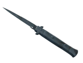 ★ Stiletto Knife | Night Stripe (Well-Worn)