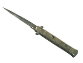 ★ Stiletto Knife | Safari Mesh (Battle-Scarred)