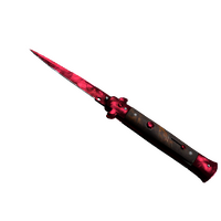 ★ StatTrak™ Stiletto Knife | Doppler Ruby (Factory New)
