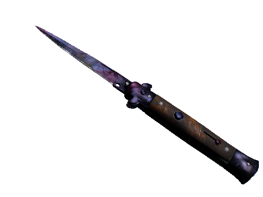 ★ Stiletto Knife | Doppler Black Pearl