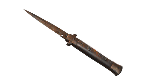 ★ Stiletto Knife | Rust Coat (Battle-Scarred)