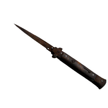 ★ Stiletto Knife | Rust Coat (Battle-Scarred)