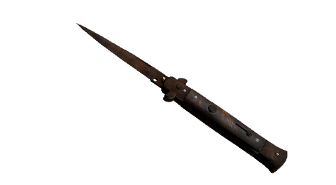 ★ Stiletto Knife | Rust Coat (Battle-Scarred)