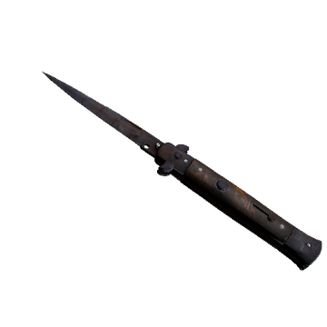 ★ Stiletto Knife | Rust Coat (Well-Worn)