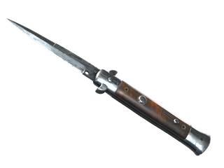 Stiletto Knife | Damascus Steel