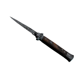 free cs2 skins ★ Stiletto Knife | Damascus Steel (Battle-Scarred)