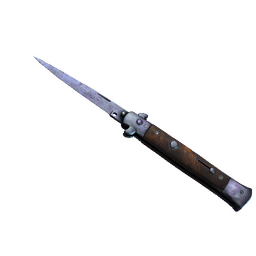 free cs2 skins ★ Stiletto Knife | Blue Steel (Well-Worn)