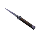 ★ Stiletto Knife | Blue Steel (Battle-Scarred)
