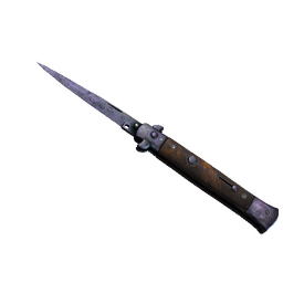 free cs2 skins ★ Stiletto Knife | Blue Steel (Battle-Scarred)