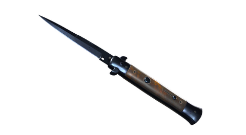 ★ Stiletto Knife | Blue Steel (Battle-Scarred)