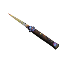 ★ Stiletto Knife | Case Hardened (Field-Tested)