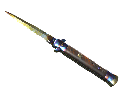 ★ Stiletto Knife | Case Hardened (Minimal Wear)