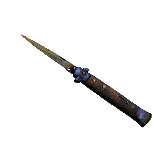 StatTrak™ Stiletto Knife Case Hardened (BattleScarred) CSGO Game