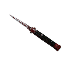 ★ StatTrak™ Stiletto Knife | Crimson Web (Battle-Scarred)