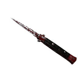 ★ Stiletto Knife | Crimson Web (Battle-Scarred)