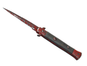 ★ Stiletto Knife | Crimson Web (Battle-Scarred)