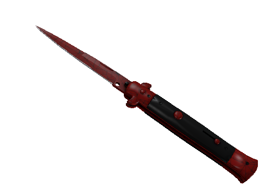 ★ StatTrak™ Stiletto Knife | Crimson Web (Minimal Wear)