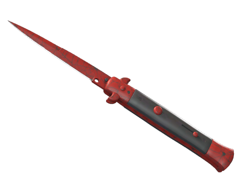 ★ Stiletto Knife | Crimson Web (Minimal Wear)