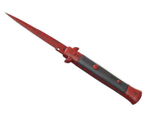 ★ StatTrak™ Stiletto Knife | Crimson Web (Minimal Wear)