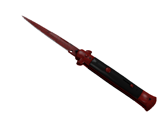 ★ StatTrak™ Stiletto Knife | Crimson Web (Factory New)